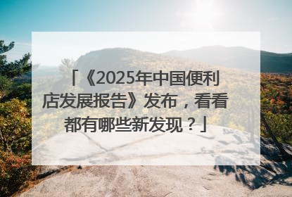 《2025年中国便利店发展报告》发布，看看都有哪些新发现？