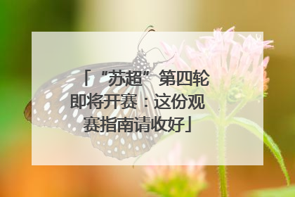 “苏超”第四轮即将开赛：这份观赛指南请收好