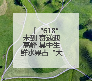 “618”未到 寄递迎高峰 其中生鲜水果占“大头”