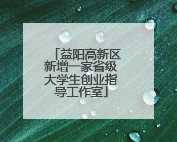 益阳高新区新增一家省级大学生创业指导工作室