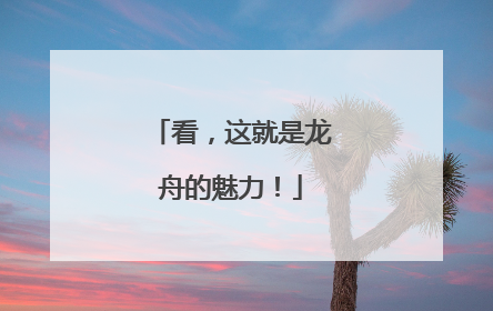 看，这就是龙舟的魅力！