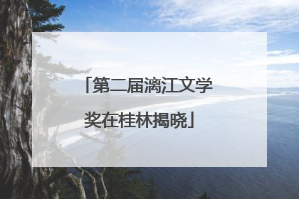 第二届漓江文学奖在桂林揭晓