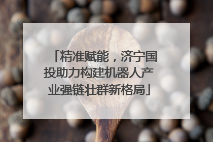 精准赋能，济宁国投助力构建机器人产业强链壮群新格局