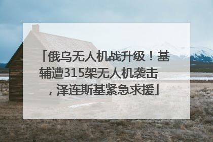 俄乌无人机战升级！基辅遭315架无人机袭击，泽连斯基紧急求援