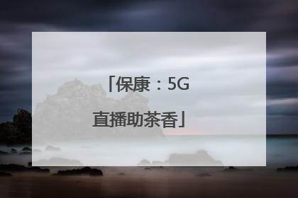 保康：5G直播助茶香