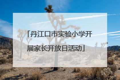 丹江口市实验小学开展家长开放日活动