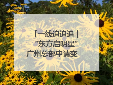 一线追追追｜“东方启明星”广州总部申请变更法人，被市场监管部门限制