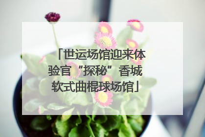 世运场馆迎来体验官“探秘”香城软式曲棍球场馆