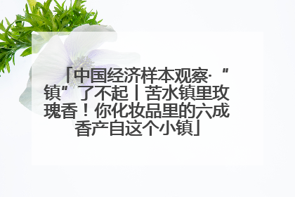 中国经济样本观察·“镇”了不起丨苦水镇里玫瑰香！你化妆品里的六成香产自这个小镇