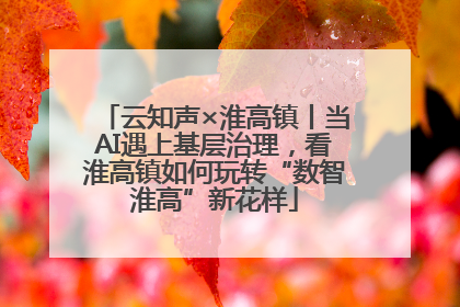 云知声×淮高镇丨当AI遇上基层治理，看淮高镇如何玩转“数智淮高”新花样