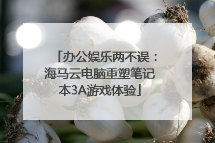 办公娱乐两不误：海马云电脑重塑笔记本3A游戏体验
