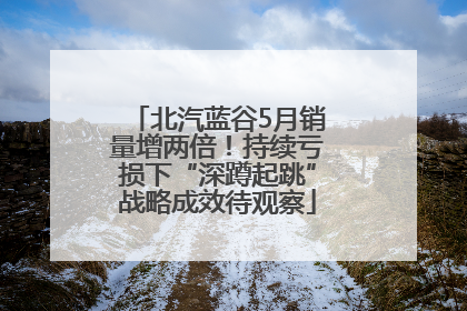 北汽蓝谷5月销量增两倍！持续亏损下“深蹲起跳”战略成效待观察
