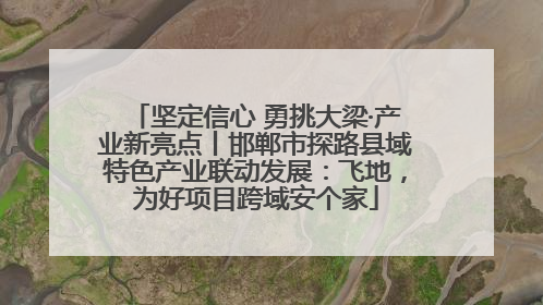 坚定信心 勇挑大梁·产业新亮点丨邯郸市探路县域特色产业联动发展：飞地，为好项目跨域安个家