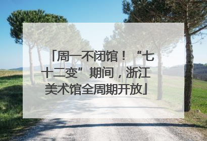 周一不闭馆！“七十二变”期间，浙江美术馆全周期开放