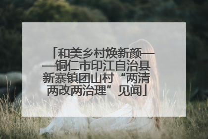 和美乡村焕新颜——铜仁市印江自治县新寨镇团山村“两清两改两治理”见闻