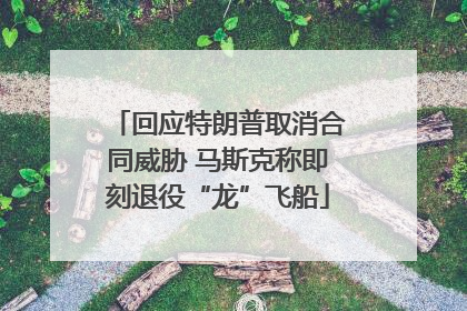 回应特朗普取消合同威胁 马斯克称即刻退役“龙”飞船