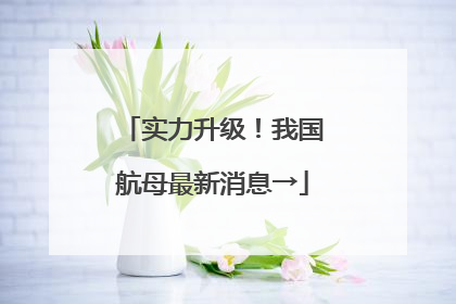 实力升级！我国航母最新消息→