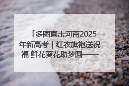 多图直击河南2025年新高考｜红衣旗袍送祝福 鲜花葵花助梦圆——尉氏县高考暖心送考