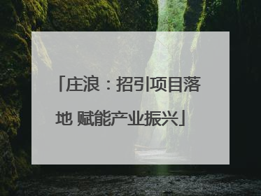 庄浪：招引项目落地 赋能产业振兴