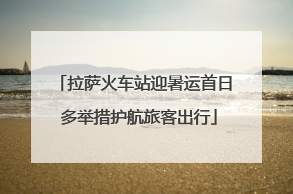 拉萨火车站迎暑运首日 多举措护航旅客出行