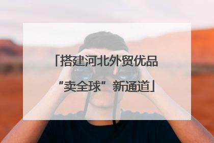 搭建河北外贸优品“卖全球”新通道