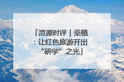 澧源时评｜桑植：让红色旅游开出“研学”之光
