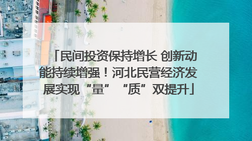 民间投资保持增长 创新动能持续增强！河北民营经济发展实现“量”“质”双提升