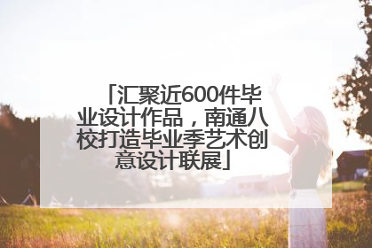 汇聚近600件毕业设计作品，南通八校打造毕业季艺术创意设计联展