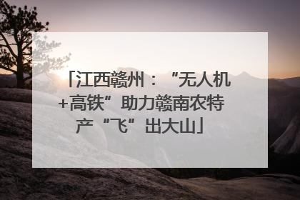 江西赣州：“无人机+高铁”助力赣南农特产“飞”出大山