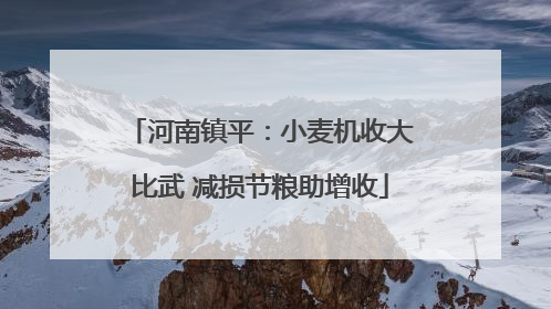 河南镇平：小麦机收大比武 减损节粮助增收
