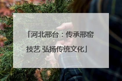河北邢台：传承邢窑技艺 弘扬传统文化
