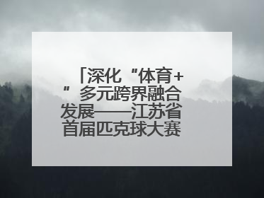 深化“体育+”多元跨界融合发展——江苏省首届匹克球大赛在无锡开赛
