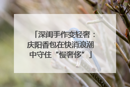 深闺手作变轻奢：庆阳香包在快消浪潮中守住“慢奢侈”