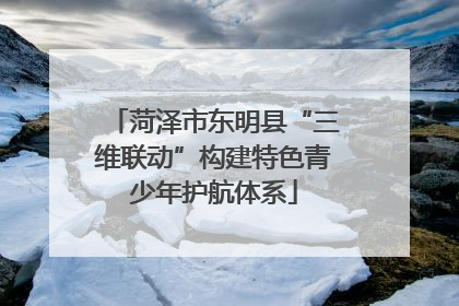 菏泽市东明县“三维联动”构建特色青少年护航体系