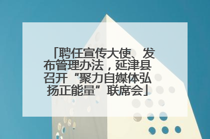 聘任宣传大使、发布管理办法，延津县召开“聚力自媒体弘扬正能量”联席会