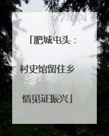 肥城屯头：村史馆留住乡情见证振兴