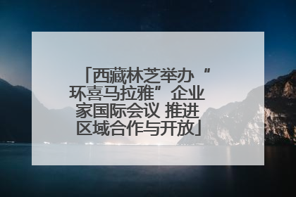 西藏林芝举办“环喜马拉雅”企业家国际会议 推进区域合作与开放