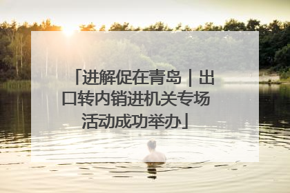 进解促在青岛｜出口转内销进机关专场活动成功举办