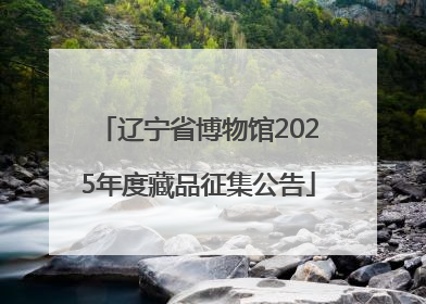 辽宁省博物馆2025年度藏品征集公告