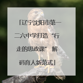 辽宁沈阳市第一二六中学打造“行走的思政课” 解码育人新范式