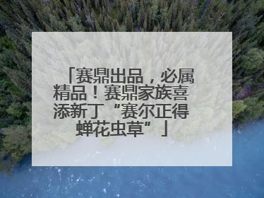 赛鼎出品，必属精品！赛鼎家族喜添新丁“赛尔正得蝉花虫草”