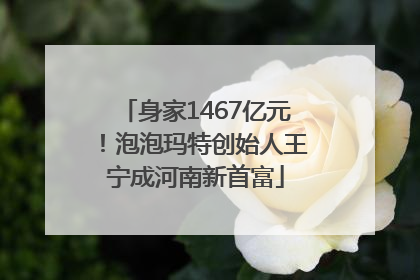 身家1467亿元！泡泡玛特创始人王宁成河南新首富
