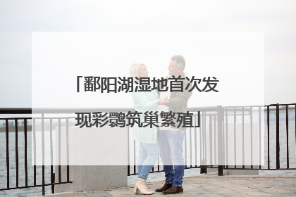 鄱阳湖湿地首次发现彩鹮筑巢繁殖