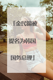 金民锡被提名为韩国国务总理