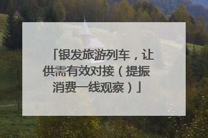 银发旅游列车，让供需有效对接（提振消费一线观察）