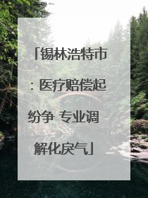 锡林浩特市：医疗赔偿起纷争 专业调解化戾气