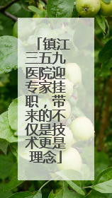 镇江三五九医院迎专家挂职，带来的不仅是技术更是理念