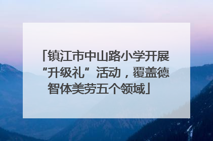 镇江市中山路小学开展“升级礼”活动，覆盖德智体美劳五个领域
