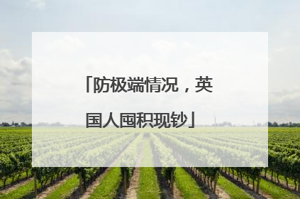 防极端情况，英国人囤积现钞