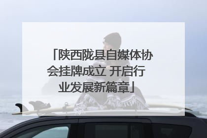 陕西陇县自媒体协会挂牌成立 开启行业发展新篇章